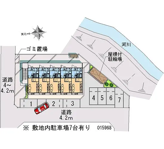 ★手数料０円★仙台市青葉区芋沢　月極駐車場（LP）